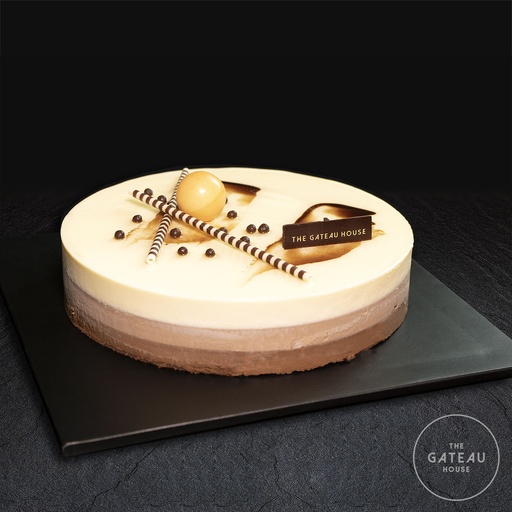Trio Chocolate Mousse Cake